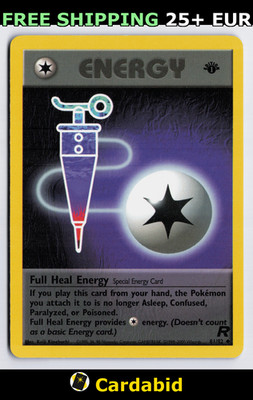 Full Heal Energy - TR #81/82 Team Rocket 1st Edition Keiji Kinebuchi LP