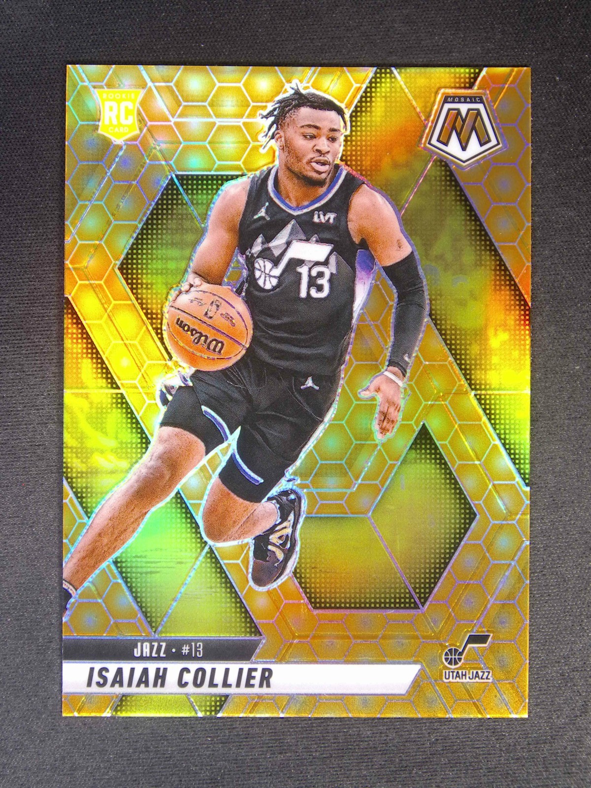 2024-25 Panini Mosaic Isaiah Collier #222 RC Rookie Honeycomb Case Hit SSP