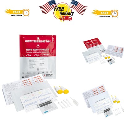 At-Home Blood Type Testing Kit - Know Your Blood Type Fast & Accurately
