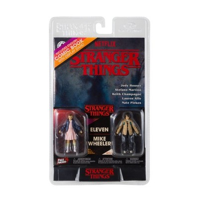 Stranger Things Actionfiguren & Comic Eleven and Mike Wheeler 8 cm