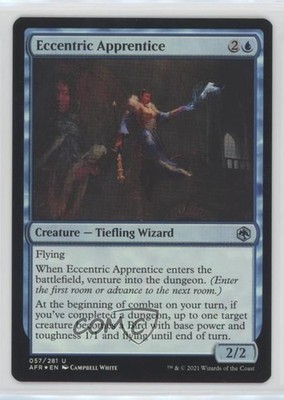 Eccentric Apprentice Foil Magic: Adventures in the Forgotten Realms AFR #057