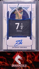 2024 Panini National Treasures Jackson Chourio True RPA Patch Auto /5
