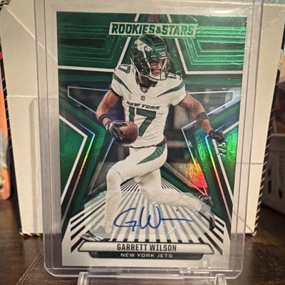 Panini 2024 Rookies & Stars Garrett Wilson #74 Jets Auto /5 COLOR MATCH