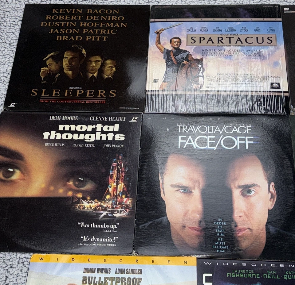 11 Action,Comedy Laserdisc LOT Nic Cage,Adam Sandler,Bruce Willis,Chevy Chase - Image 2 of 4