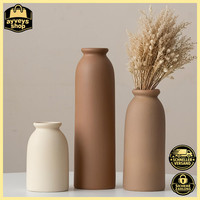 Keramik Vasen 3Er-Set Kleine Blumenvasen FüR Pampas Gras Deko Rustikal L 3 StüCk