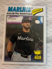 2026 Topps Heritage Base Agustin Ramirez Miami Marlins #13