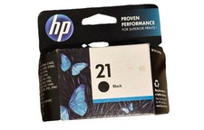 GENUINE HP 21 Black Ink Cartridge for DeskJet D1300 D1400 C9351AN New