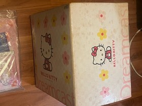 SEGA Dreamcast HELLO KITTY  Red Console TESTED - US SELLER