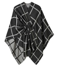 Shawl Wraps for Women, Open Front Poncho Sweater, Warm Soft Gifts for Fall W...