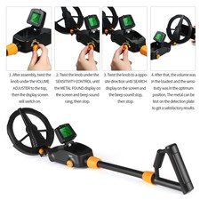 Children Lightweight Handheld Metal Detector Gold Digger OGKU