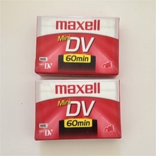 Maxell Mini DV 60 Min Recordable Camcorder Tapes 2-Pack Jewel Case
