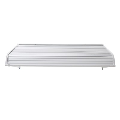 Window Awning Door Canopy 60x42 in Aluminum Alloy Front Door Awnings Anti-Rust