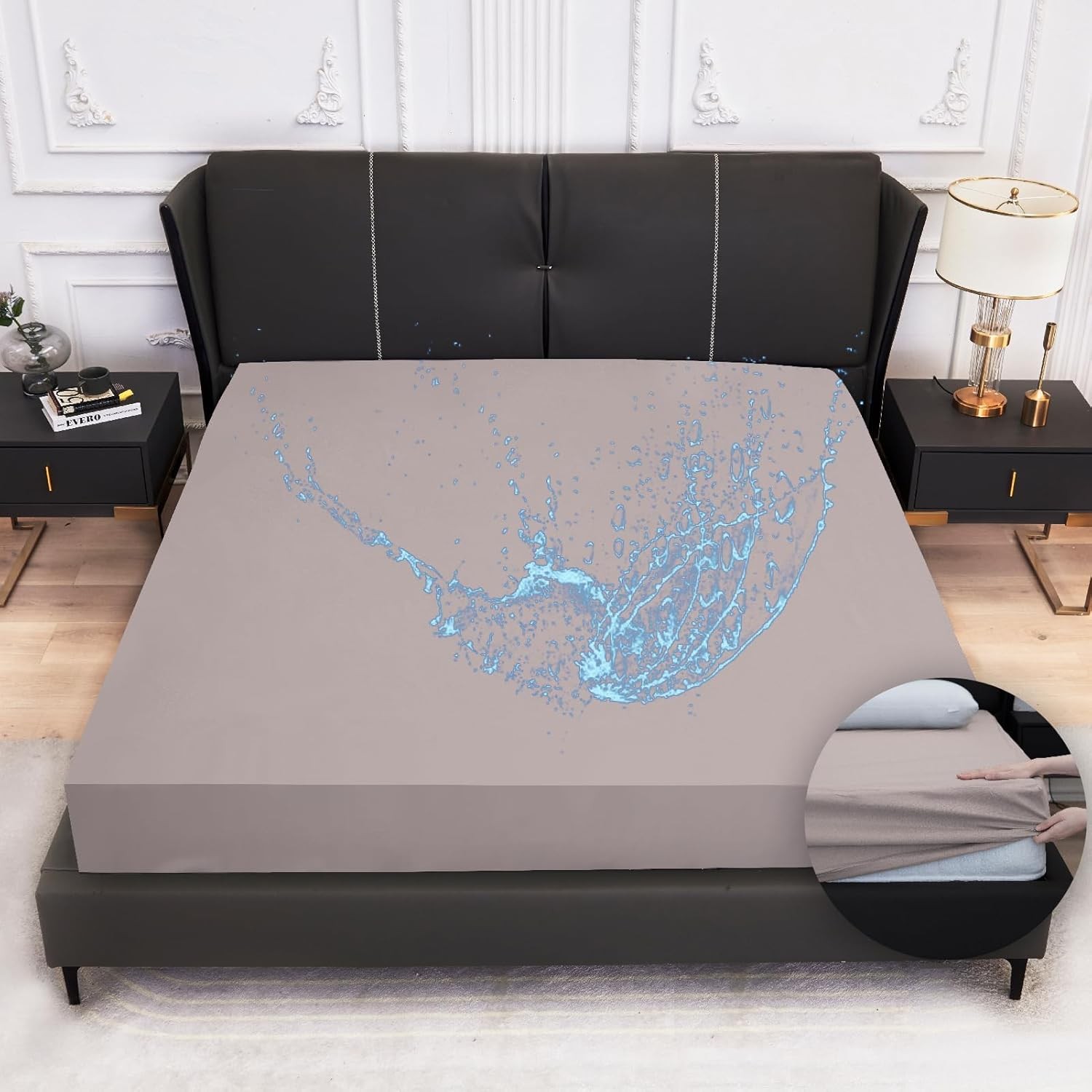 Водонепроницаемая защитная пленка для матраса размером 140 x 200 см, простыня для защиты от недержания мочи,