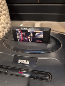 T2: The Arcade Game Sega Genesis, w/ Manual & Case tested