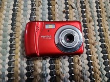 Vivitar ViviCam XX14 20MP HD Selfie Digital Camera 4X Digital Zoom Red TESTED