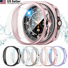  6 6Pack for Samsung Galaxy Watch 8 Classic 46mm Case Screen Protector Film