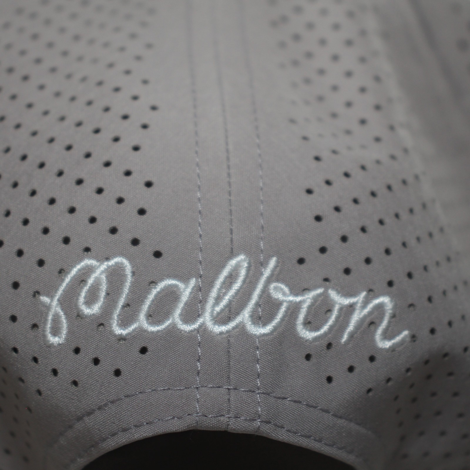 Malbon Golf Vietnam Collection Logo Snapback Hat Cap - Grey - Sun Conical Hat image 10