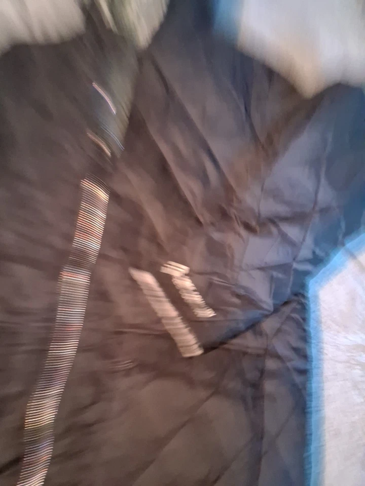 Free Country Black Puffy Hooded Reversable Jacket Womens L Furry - Image 2 of 4