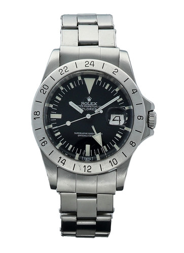 Vintage Rolex 1655 Explorer II 38 mm Steel Oyster Black Dial A...