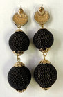 QVC The Shailene - Graduated Sphere Drop Earrings Black — photo 4