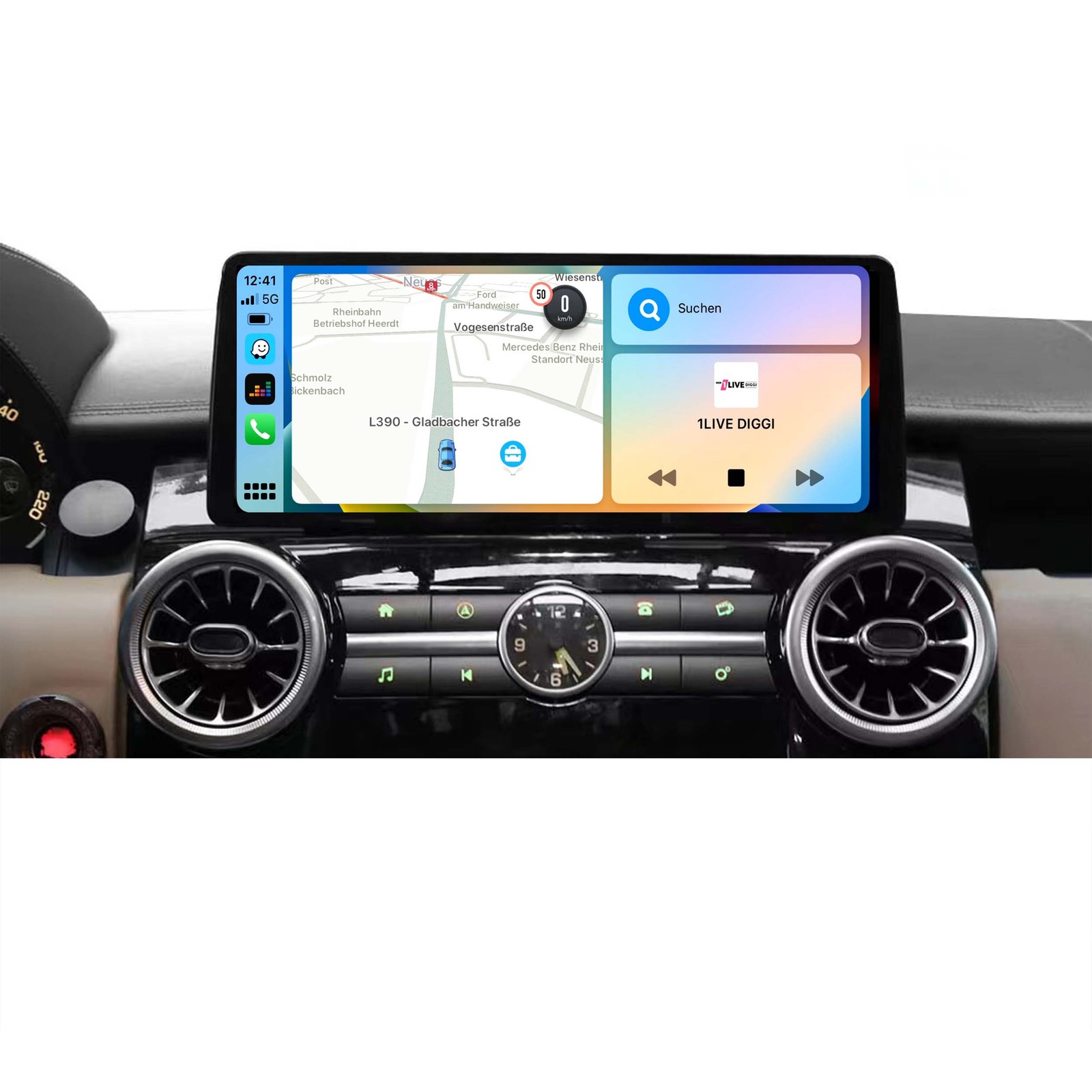 For Land Rover Discovery 4 DENSO 12.3"" Touchscreen Android GPS Navi CarPlay