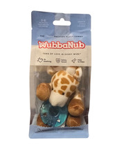 NEW SEALED WubbaNub Giraffe Plush with Pacifier 0-6 Months