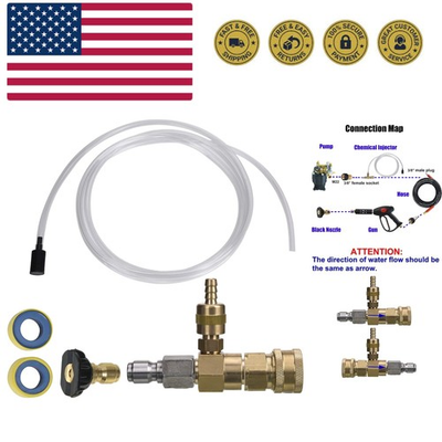 #ad #ad Adjustable Chemical Injector Kit for Pressure Washer Soap Injector 3 8 Inch... $33.05