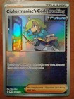 Pokemon Trainer Cards - Ciphermaniac's Codebreaking & Ortega w/ Eevee Sleeves — photo 3
