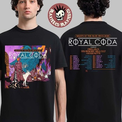 Royal Coda Nights Of The Blue Swan 2026 Tour North America Schedule Dates T-Shir