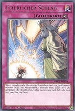 YuGiOh Feierlicher Schlag (V.1) GRCR-DE059 Rare Light Played 1st