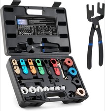 26-piece fuel line quick-release tool kit, primary quick-release tool set, black