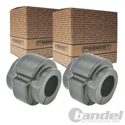 2X FEBEST STABILAGER GUMMILAGER STABI VORNE passend für AUDI A4 A5 A6 A7 