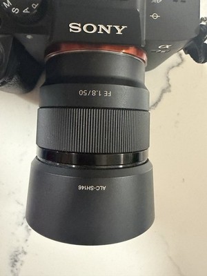 Sony Alpha a7 III with Sony 50 mm 1.8f prime lens