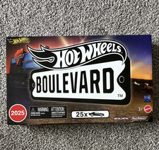Hot Wheels Boulevard 2025 25-Car Set 1:64 Diecast Unopened Box