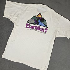 Vintage 90s Eureka Tents & Backpacks T-Shirt Mens XL Outdoor Camping USA Made