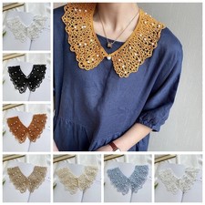 Dress Decorative Shoulder Lace Fake Collar Pearl Shawl  Sewing
