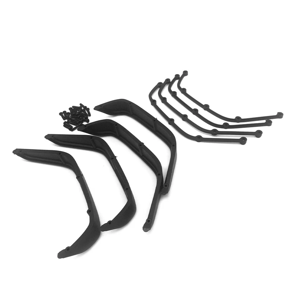1/10 Wheel Fender Flare Mud Guard For Axial SCX10 For Jeep Wrangler RC Car C - Image 3 of 4