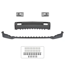 Front Bumper Filler Panel & Lower Valance For 2014 2015 Chevy Silverado 1500