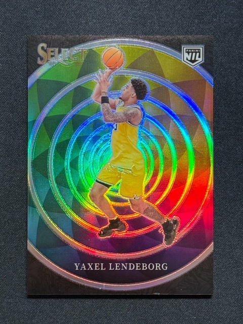 Yaxel Lendeborg NIL 2025-26 Panini Select #17 Color Wheel SSP Case Hit Warriors