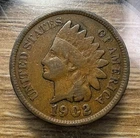 1902 Indian Head Cent - Actual Coin Shown - Free Shipping & Tracking INV#19