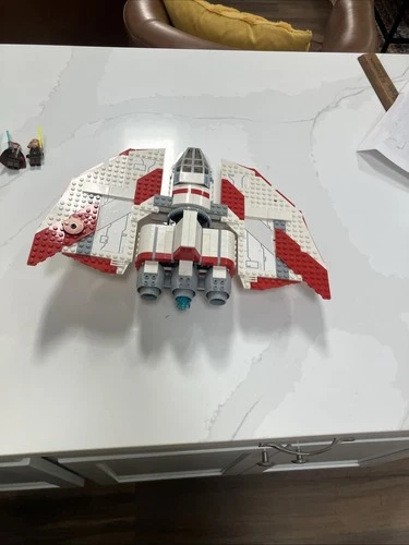 Nice Clean Lego Star Wars T-6 Jedi Shuttle Set # 7931 Complete With Mini Figures