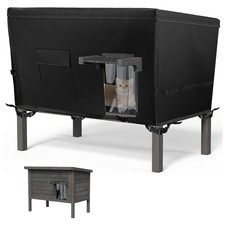 Feral Cat House Cover Only Cover Outdoor Cat House Cover for Winter Feral C...