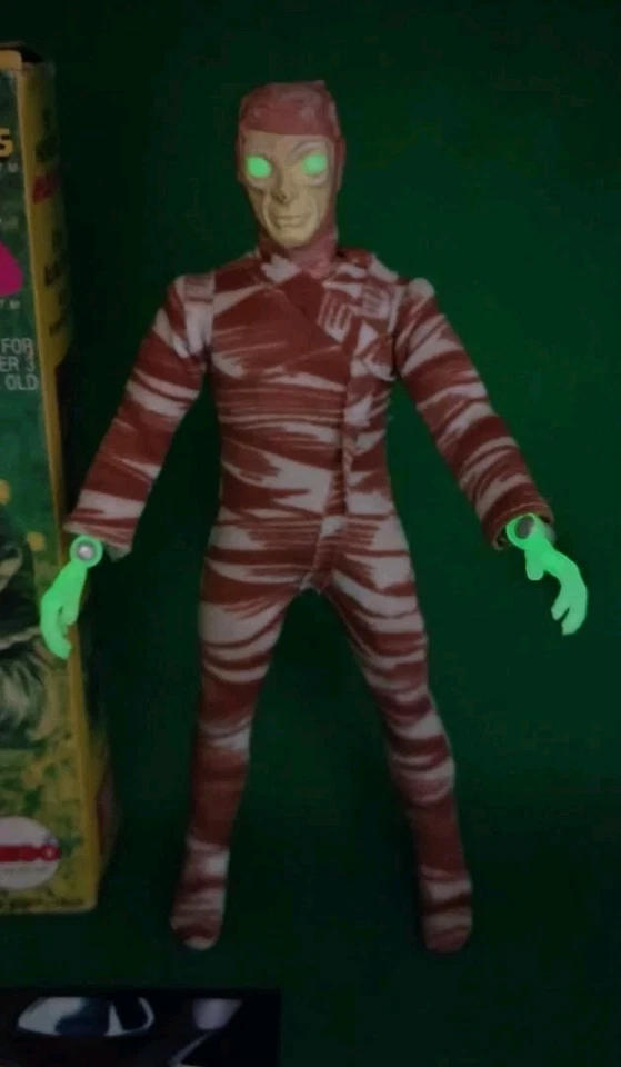 Rare Figure The Mad Monster Series THE HORRIBLE MUMMY, 20 cm MEGO 1973 Hong Kong - Imagen 3 de 4