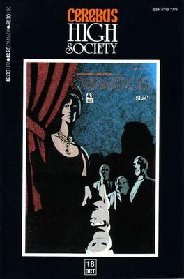 Cerebus High Society #18 FN; Aardvark-Vanaheim | 43 Dave Sim - w/Bag+Board