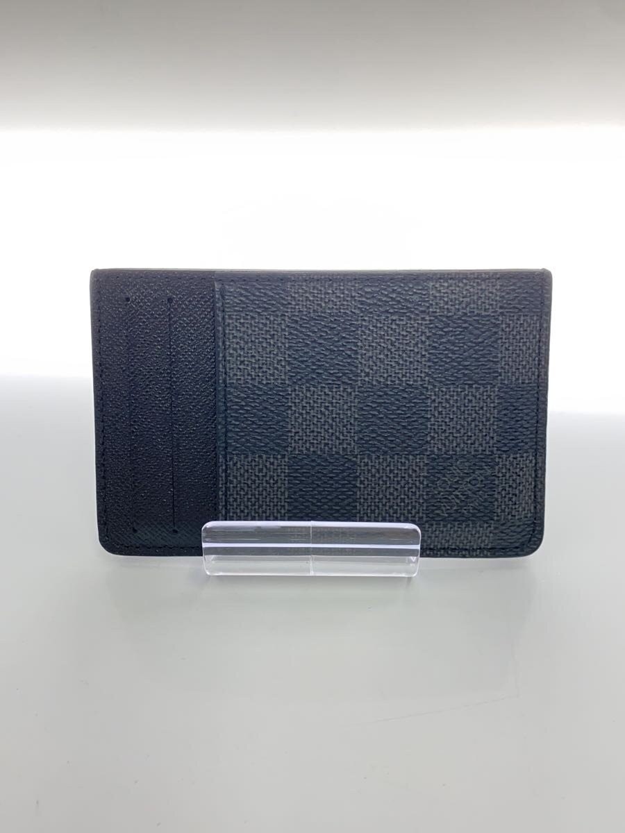 LOUIS VUITTON Neo Porte Carte Damier Graphite PVC Black All-Over Pattern Men's thumbnail 2