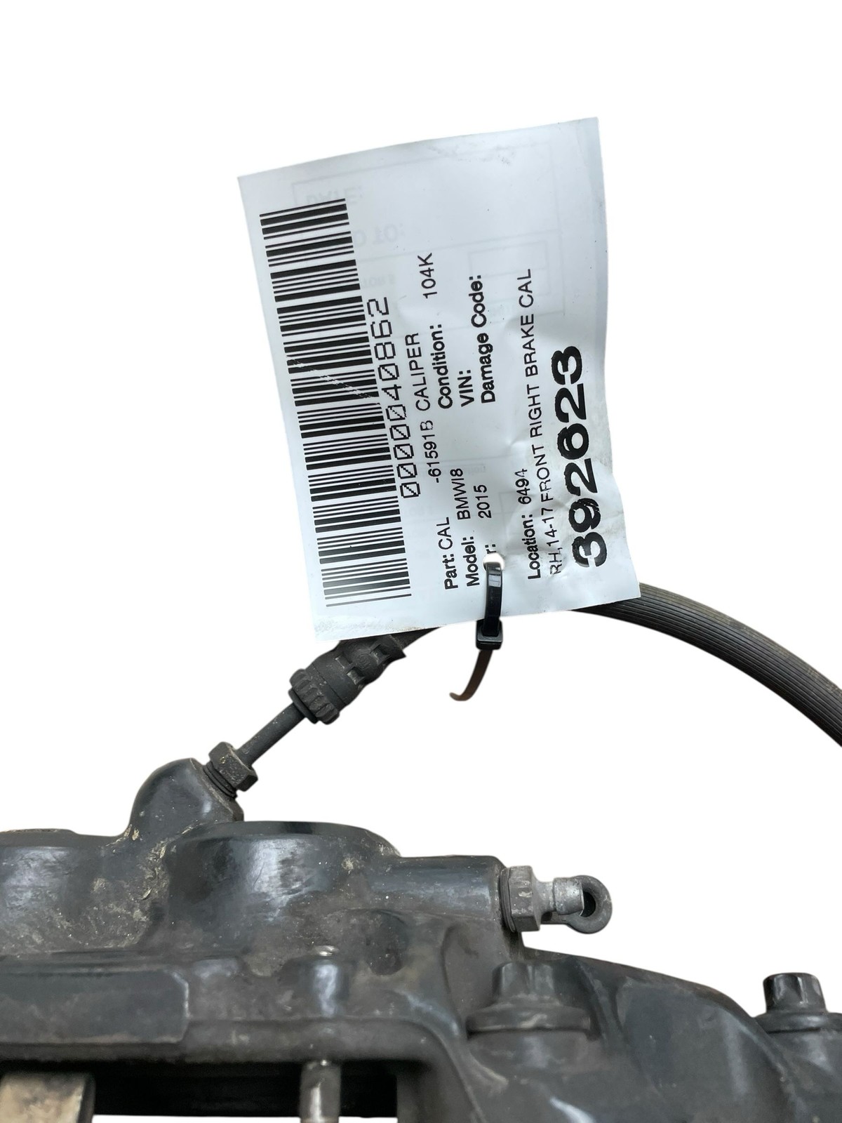 2014 2015 2016 2017 BMW I8 FRONT RIGHT BRAKE CALIPER OEM