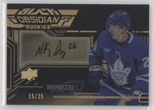 2022 SPx UD Black Obsidian Rookie Scripts Gold 15/25 Nicholas Abruzzese Auto 0cv