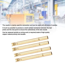 100Pcs Metal Spring Test Probe Sleeve 2.7mm Needle Guard Good Contact Force