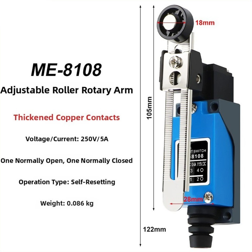 IP65 Waterproof Limit Switch 250V for 6a for Conveyor Systems and ...