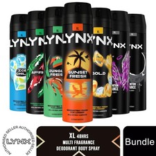Lynx XL 48Hrs High Definition Multi Fragrance Body Spray Deodorant Bundle, 200ml